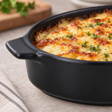 460ml Oval Stoneware Oven Dishes w/ Handles