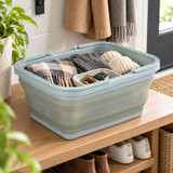 Collapsible Laundry Basket w/ Handles