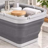 Collapsible Laundry Basket w/ Handles