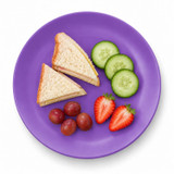 Set of 6 Round Plastic Side Plates