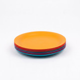 Set of 6 Round Plastic Side Plates