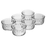 135ml Fluted Glass Ramekin Dessert Bowls