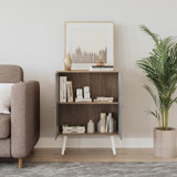 FRESCO 2 Door Storage Cabinet w/ Scandinavian Style Legs