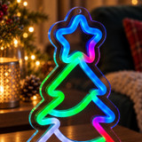 30cm Neon Christmas Tree LED Sign