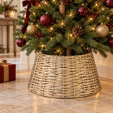 Wicker Effect Christmas Tree Skirt