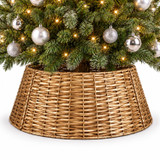 Wicker Effect Christmas Tree Skirt