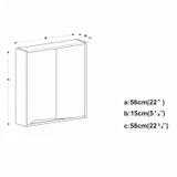 4 Piece Bathroom Cabinet Set Wall Under Sink Tall Storage