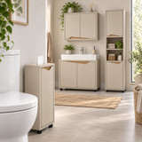 SICILY 4 Piece Bathroom Furniture Set Sink Cabinet Wall Unit
