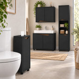 SICILY 4 Piece Bathroom Furniture Set Sink Cabinet Wall Unit