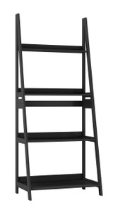 4-Tier Wooden Ladder Storage Shelving Unit