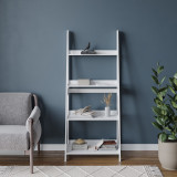 4-Tier Wooden Ladder Storage Shelving Unit