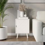 1-Door Modern Scandi Bedside Table Cabinet