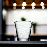 Set of 6 Single Origami Water Glass 245ml