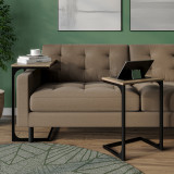 2 pc C-Shaped Nesting Side Tables