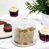 Cake Glass Dome Platter Centerpiece Decoration