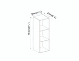 3-Tier Cube Shelving Unit