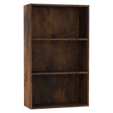 3-Tier Bookcase Shelving Storage Unit- 90x60x29cm