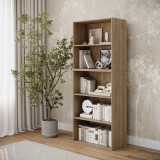 Wide 5-Tier Bookcase