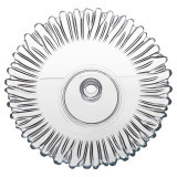 68mm Aurora Glass Footed Plate