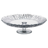 68mm Aurora Glass Footed Plate