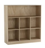 Wide 7-Cube Bookcase