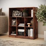 Wide 7-Cube Bookcase