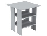 2-Tier Wooden Side Table
