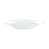 White Luminarc Pasta Plate Opal Glass