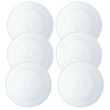 Set of 6 Luminarc Tempered Glass Dinner Plate