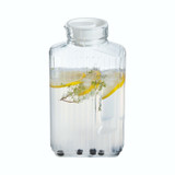 2L Luminarc Glass Fluted Refrigerator Jug with White Lid