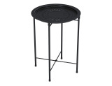 Folding Round Metal Side Table