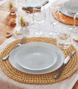 Set of 6 Luminarc Glass Modern Dinner Plates