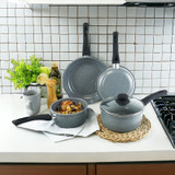 4-PC Saucepan & Frying Pot Pan Set