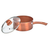 4PCS Ceramic Copper Induction Frying Pans Pots