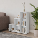 6-Cube Step Shelving Unit