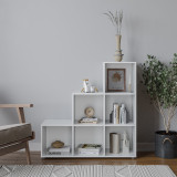 6-Cube Step Shelving Unit