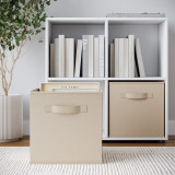 Collapsible Non-Woven Storage Box - L