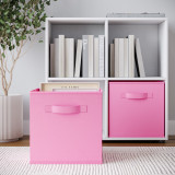 Collapsible Non-Woven Storage Box - L