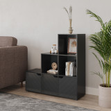 6-Cube Step Shelving Unit With Line Doors