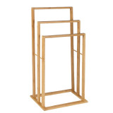 3-Tier Bamboo Freestanding Towel Rack Stand