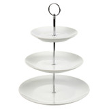3 Tier White Round Cake Stand