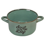 Stoneware Soup Bowls With Handles