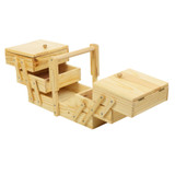 3-Tier Wooden Sewing Box