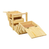 3-Tier Wooden Sewing Box