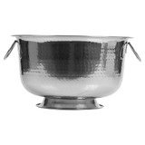 36cm Stainless Steel Hammered Champagne Bucket with Handles