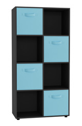 8-Cube Shelving Unit With Non Woven Inserts