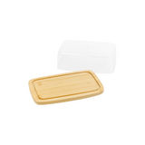 Bamboo Base Butter Dish