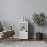 2-Cube Shelving Unit With Wooden Door