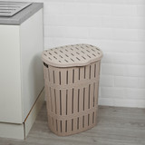 65L Bamboo Style Laundry Basket