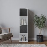 4 -Cube Tall Shelving Unit With Geo Doors